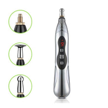 Load image into Gallery viewer, Circulating Energy Automatic Point Finding Meridian Pen Home Pain Electronic Acupuncture Pen Specifications：, 5 Head Color Boxes (Battery Model), Only Pen, 3 Head Color Box (Charging Model), 5 Head Color Box (Charging Model)