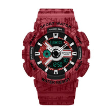 Load image into Gallery viewer, SANDA Three-Pin Luminous Outdoor Waterproof Multifunctional Couple Electronic Watch
