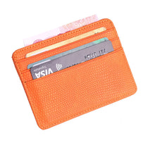Load image into Gallery viewer, KT1002 RFID Function Lizard Pattern Bank Card Holder PU Business Card Case