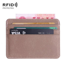Load image into Gallery viewer, KT1002 RFID Function Lizard Pattern Bank Card Holder PU Business Card Case