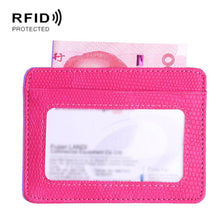 Load image into Gallery viewer, KT1002 RFID Function Lizard Pattern Bank Card Holder PU Business Card Case