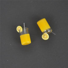 Load image into Gallery viewer, 5 PCS Mini Lemon Water Cup Miniature Dollhouse Accessories Cups Toy Mini Decoration Gifts