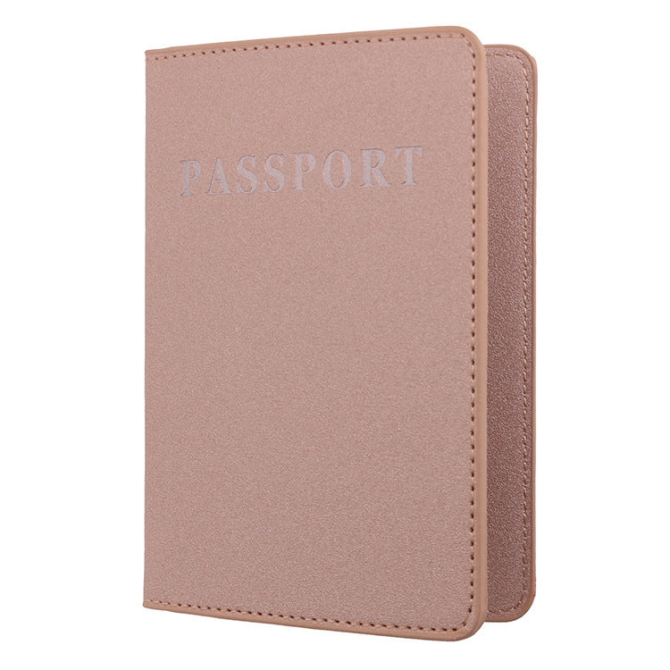 MS101 Frosted PU Multi-Card Passport Holder Travel Abroad Passport Card Holder, Blue, Khaki, Pink, Sky Blue, Dirty Yellow, Big Red