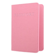 Load image into Gallery viewer, MS101 Frosted PU Multi-Card Passport Holder Travel Abroad Passport Card Holder, Blue, Khaki, Pink, Sky Blue, Dirty Yellow, Big Red