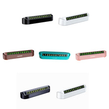 Load image into Gallery viewer, Hidden Parking Number Card Nightlight Number Button Parking Number Card, Style:, Neutral (Black), Neutral (White), 5 Sets of Numbers (Brown), 5 Sets of Numbers (Green), 5 Sets of Numbers (Pink), Double-number (Black), Double-number (White)