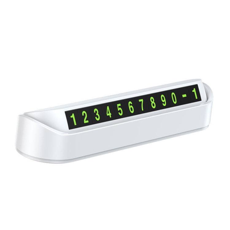 Hidden Parking Number Card Nightlight Number Button Parking Number Card, Style:, Neutral (Black), Neutral (White), 5 Sets of Numbers (Brown), 5 Sets of Numbers (Green), 5 Sets of Numbers (Pink), Double-number (Black), Double-number (White)