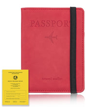 Load image into Gallery viewer, COVC1011 Travel Passport Card Bag Elastic Band Protective Case
