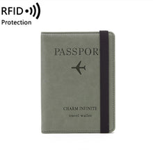 Load image into Gallery viewer, COVC1011 Travel Passport Card Bag Elastic Band Protective Case