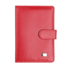 Load image into Gallery viewer, Covc1002 Bank Card Passport Card Holder With Buckle Clip PU Document Protection Card Holder