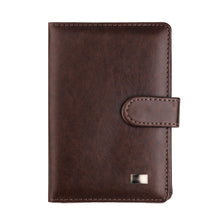 Load image into Gallery viewer, Covc1002 Bank Card Passport Card Holder With Buckle Clip PU Document Protection Card Holder