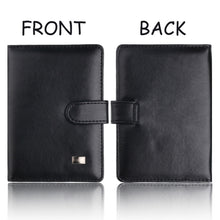 Load image into Gallery viewer, Covc1002 Bank Card Passport Card Holder With Buckle Clip PU Document Protection Card Holder