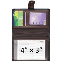 Load image into Gallery viewer, Covc1002 Bank Card Passport Card Holder With Buckle Clip PU Document Protection Card Holder