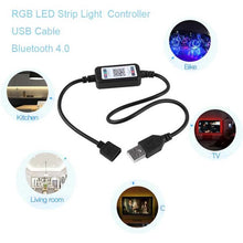 Load image into Gallery viewer, 2 PCS JS-082 5V-24V Bluetooth Mobile Phone APP Intelligent Adjustment Light Controller