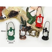 Load image into Gallery viewer, Retro Oil Lamp Doll House Miniature Kitchen Living Room Accessories Children Role Playing Toy