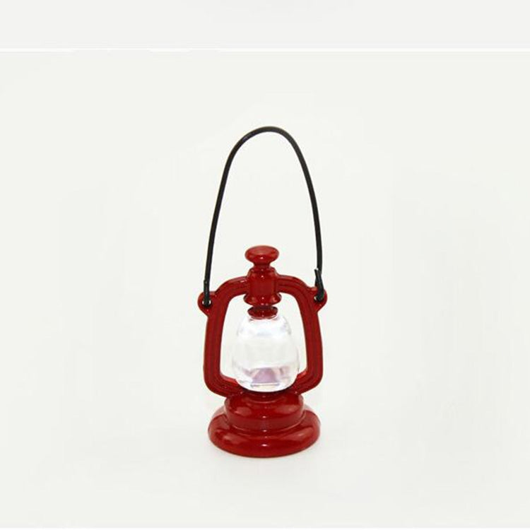 Retro Oil Lamp Doll House Miniature Kitchen Living Room Accessories Children Role Playing Toy