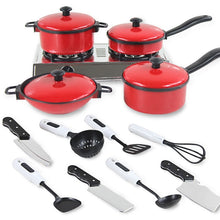 Load image into Gallery viewer, 13 in 1 Mini Kitchen Cookware Pot Pan Kids Pretend Cook Play Toy Simulation Toys Set