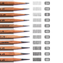 Load image into Gallery viewer, 12pcs /Box Marco 7001 Sketch Pencil Children Original Wooden Word Learning Stationery Art Calligraphy Drawing Pencil, HB, 2B, 2H, B, 3B, 4B, 5B, 6B, 7B, 8B, 9B