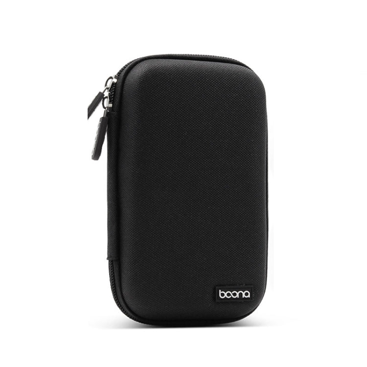 Baona BN-F010 2.5 inch Mobile Hard Disk Single Layer Storage Bag Power Bank Protection Storage Bag, Gray, Black