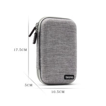 Load image into Gallery viewer, Baona BN-F010 2.5 inch Mobile Hard Disk Single Layer Storage Bag Power Bank Protection Storage Bag, Gray, Black