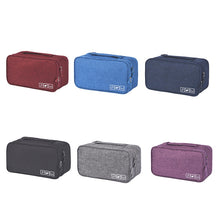 Load image into Gallery viewer, Travel Waterproof Storage Bag Underwear Storage Finishing Bag, Black, Gray, Violet, Wine Red, Sky Blue, Navy