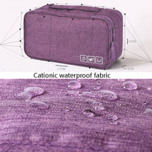 Load image into Gallery viewer, Travel Waterproof Storage Bag Underwear Storage Finishing Bag, Black, Gray, Violet, Wine Red, Sky Blue, Navy