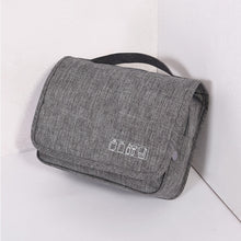 Load image into Gallery viewer, Travel Waterproof Wash Bag Portable Dust-Proof Storage Bag Hanging Cosmetic Bag, Purple, Black, Grey, Wine Red, Sky Blue, Navy