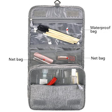Load image into Gallery viewer, Travel Waterproof Wash Bag Portable Dust-Proof Storage Bag Hanging Cosmetic Bag, Purple, Black, Grey, Wine Red, Sky Blue, Navy