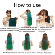 Load image into Gallery viewer, 6 in 1 Wig Piece Long Curly Hair Wig Extension Piece