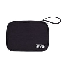 Load image into Gallery viewer, Data Cable Storage Box Waterproof Digital Package Charging Earphone Storage Box U Disk Multi-Function Finishing Box, Black, Grey, Violet, Red Wine, Sky Blue, Navy