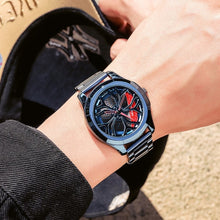 Load image into Gallery viewer, SANDA P1065 Wheel Series Casual Steel Band Quartz Watch For Men