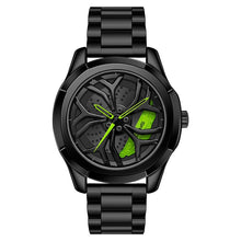Load image into Gallery viewer, SANDA P1065 Wheel Series Casual Steel Band Quartz Watch For Men, For Men Blue Red, For Men Black Red, For Men Silver Red, For Men Blue Green, For Men Black Green, For Men Silver Green