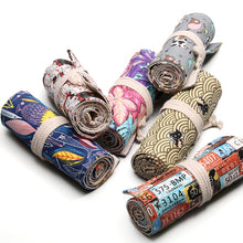 Load image into Gallery viewer, Handmade Canvas Pen Curtain Large-Capacity Pencil Case For Boys And Girls Color Pencil Sketch Stationery Box, 12 Holes, 24 Holes, 36 Holes, 2 PCS 36 Holes, 48 Holes, 72 Holes, 2 PCS 24 Holes