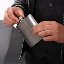 Load image into Gallery viewer, Portable Stainless Steel Hip Flask Set With Wine Glass Funnel, 7OZ Yellow Grunge, 7OZ Gray Grunge, 7OZ Jack Yellow Grunge, 7OZ Jack Gray Grunge, 7OZ Jack Black Core