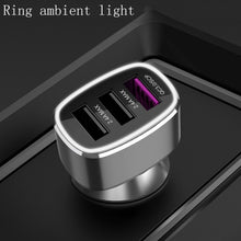 Load image into Gallery viewer, Three USB Ports Car Fast Charging Charger For Huawei/For OPPO/VIVO/OnePlus And Other Flash Charging, GT680 Black, GT680 Gray, GT780 Black, GT780 Gray