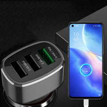 Load image into Gallery viewer, Three USB Ports Car Fast Charging Charger For Huawei/For OPPO/VIVO/OnePlus And Other Flash Charging, GT680 Black, GT680 Gray, GT780 Black, GT780 Gray