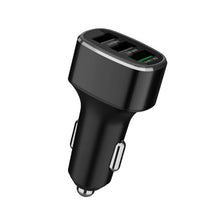 Load image into Gallery viewer, Three USB Ports Car Fast Charging Charger For Huawei/For OPPO/VIVO/OnePlus And Other Flash Charging, GT680 Black, GT680 Gray, GT780 Black, GT780 Gray