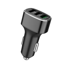 Load image into Gallery viewer, Three USB Ports Car Fast Charging Charger For Huawei/For OPPO/VIVO/OnePlus And Other Flash Charging, GT680 Black, GT680 Gray, GT780 Black, GT780 Gray