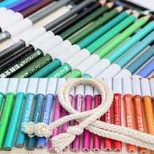 Load image into Gallery viewer, Night Sky Sketch Color Pencil Bag  Students Large-Capacity Canvas Pen Curtain Roll Pen Bag, 12 Holes, 24 Holes, 36  Holes, 48  Holes, 72 Holes