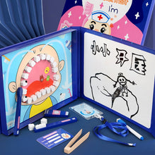 Load image into Gallery viewer, Children Educational Role Playing Simulation Wooden Dentist Suit