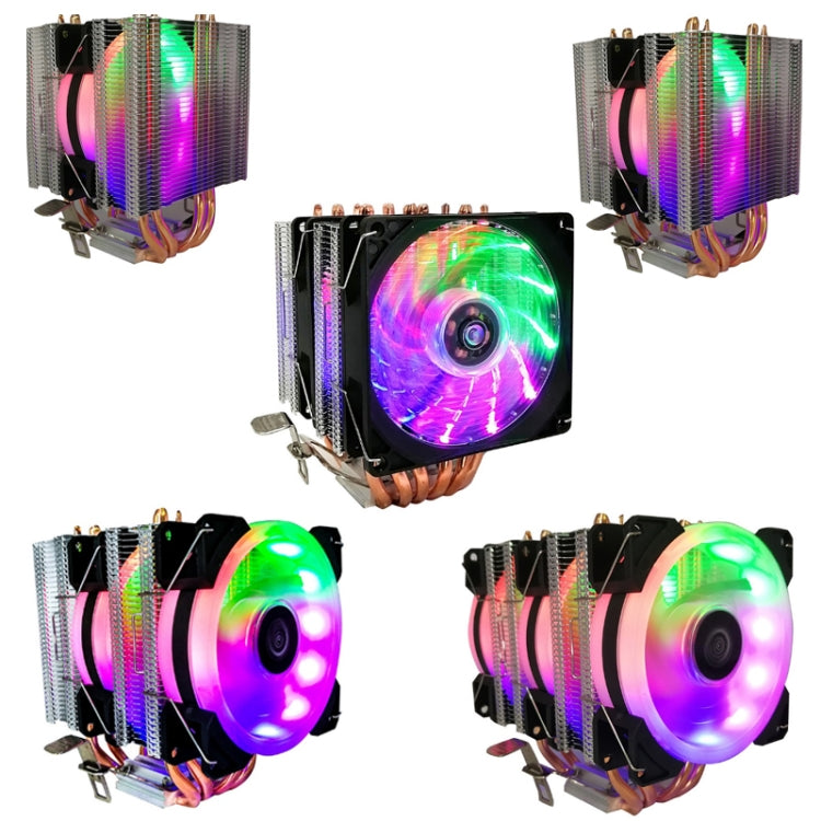 COOL STORM CT-4U-9cm Heat Pipe Dual-Tower CPU Radiator Copper Pipe 9 Cm Fan For Intel/AMD Platform Specification：, Aurora Single Fan 3 Line, Aurora Single Fan 4 Line, Aurora Double Fan 3 Line, Aurora Three-fan 3 Line                                    ...