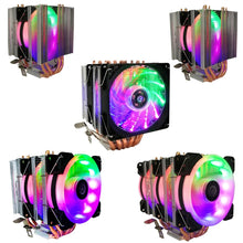 Load image into Gallery viewer, COOL STORM CT-4U-9cm Heat Pipe Dual-Tower CPU Radiator Copper Pipe 9 Cm Fan For Intel/AMD Platform Specification：, Aurora Single Fan 3 Line, Aurora Single Fan 4 Line, Aurora Double Fan 3 Line, Aurora Three-fan 3 Line                                    ...