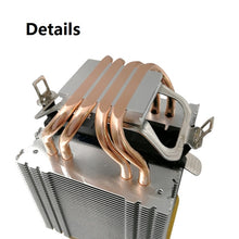 Load image into Gallery viewer, COOL STORM CT-4U-9cm Heat Pipe Dual-Tower CPU Radiator Copper Pipe 9 Cm Fan For Intel/AMD Platform Specification：, Aurora Single Fan 3 Line, Aurora Single Fan 4 Line, Aurora Double Fan 3 Line, Aurora Three-fan 3 Line                                    ...