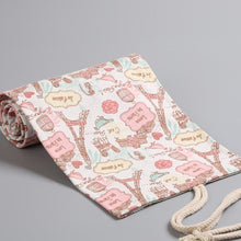 Load image into Gallery viewer, Tower Canvas Handmade Pen Curtain Roll Pen Bag  Sketch Color Pencil Bag, 12 Holes, 24 Holes, 36  Holes, 48  Holes, 72 Holes