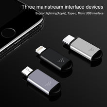 Load image into Gallery viewer, R09 Mobile Phone Intelligent Remote Control Infrared Mobile Phone Remote Control, Interface:, 8 Pin (Black), 8 Pin (Cyan), 8 Pin (Silver), Type-C (Black), Type-C (Cyan), Type-C (Silver), Micro USB (Black), Micro USB (Cyan), Micro USB (Silver)