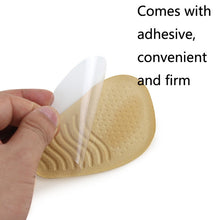 Load image into Gallery viewer, 5 Pairs Anti-Slip Sole Pads For High Heels Gel Crystal Comfortable Half Pads, Transparent, Flannel Apricot, Flannel Black