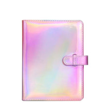 Load image into Gallery viewer, 3-Inch 128-Piece PU Photo Album Laser Symphony Mini Digital Photo Storage, Illusion Silver, Illusion Pink, Illusion Purple, Oil, Air-sea Anchor