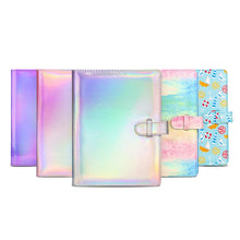 Load image into Gallery viewer, 3-Inch 128-Piece PU Photo Album Laser Symphony Mini Digital Photo Storage, Illusion Silver, Illusion Pink, Illusion Purple, Oil, Air-sea Anchor