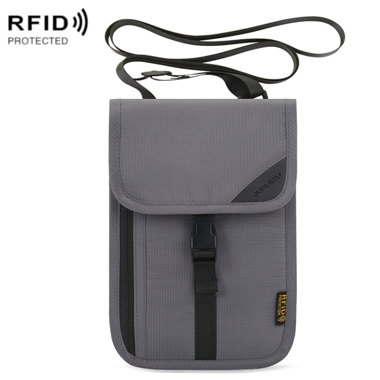 1062 Travel Passport Bag RFID Multi-Function Document Holder Hanging Neck Ticket Protective Case, 1062 Blue, 1062 Purple, 1062 Black, 1062 Light Grey, 1062 Gray, 1062 Rose Red