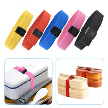 Load image into Gallery viewer, Lunch Box Straps High Elastic Double-Layer Fixed Paste Belt, Lunch Box Straps(Red), Lunch Box Straps(Black)