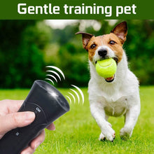 Load image into Gallery viewer, LED Flashlight Ultrasonic Dog Repeller Portable Dog Trainer, Single-headed Black, Single-headed Yellow, Double black